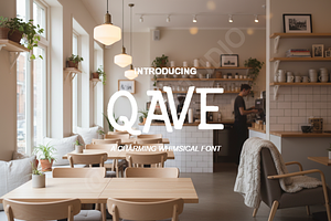 Qave | Luxury Modern Serif Typeface
