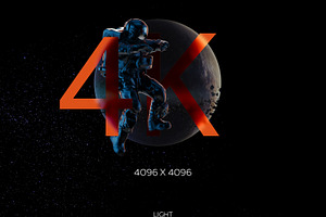 3D Mockup Space Astronaut 14