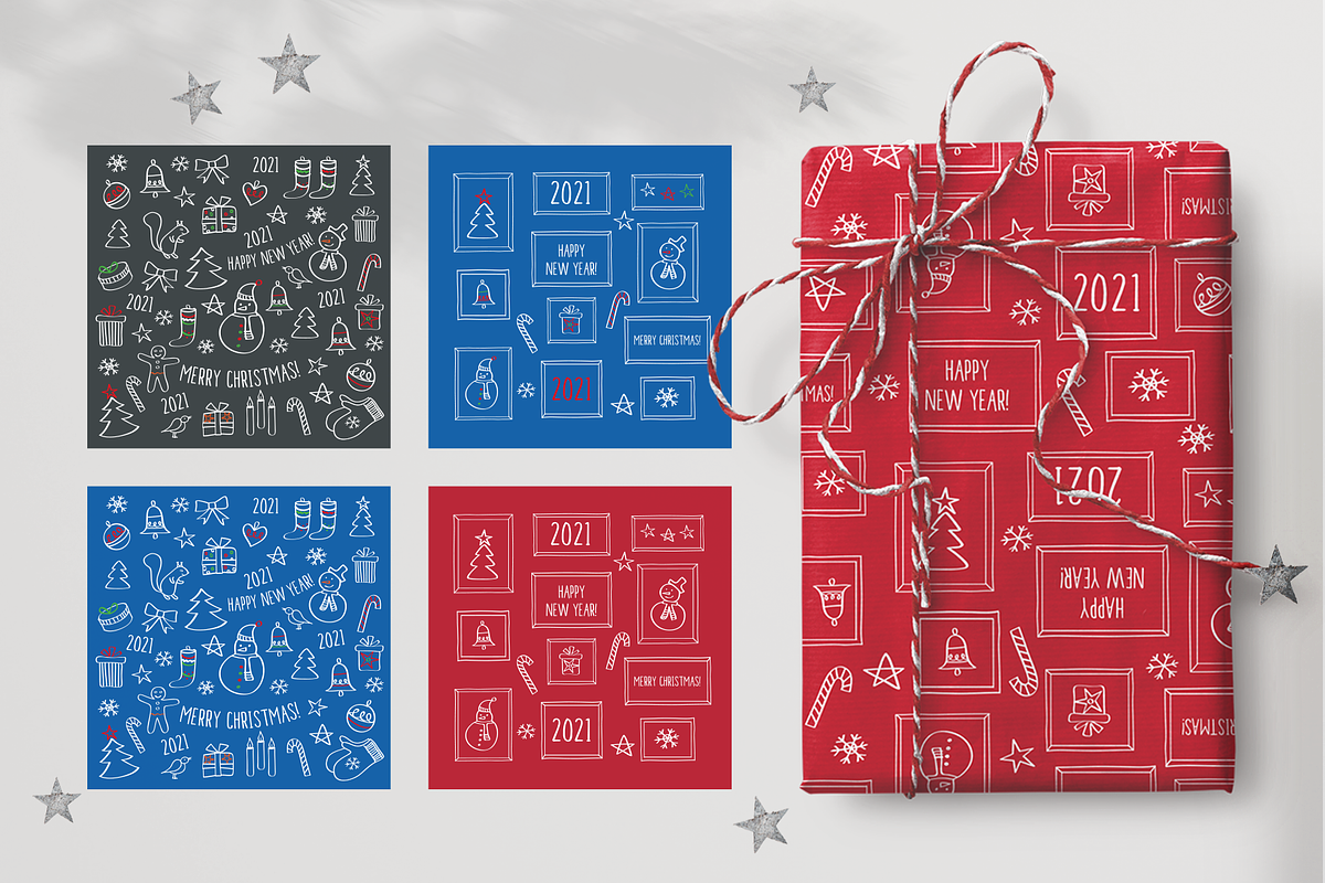 Winter Collection, a Decorative Illustration by Tkoko vectors & patterns (Photo 10 of 15)