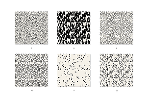 Spotty Seamless Patterns Set