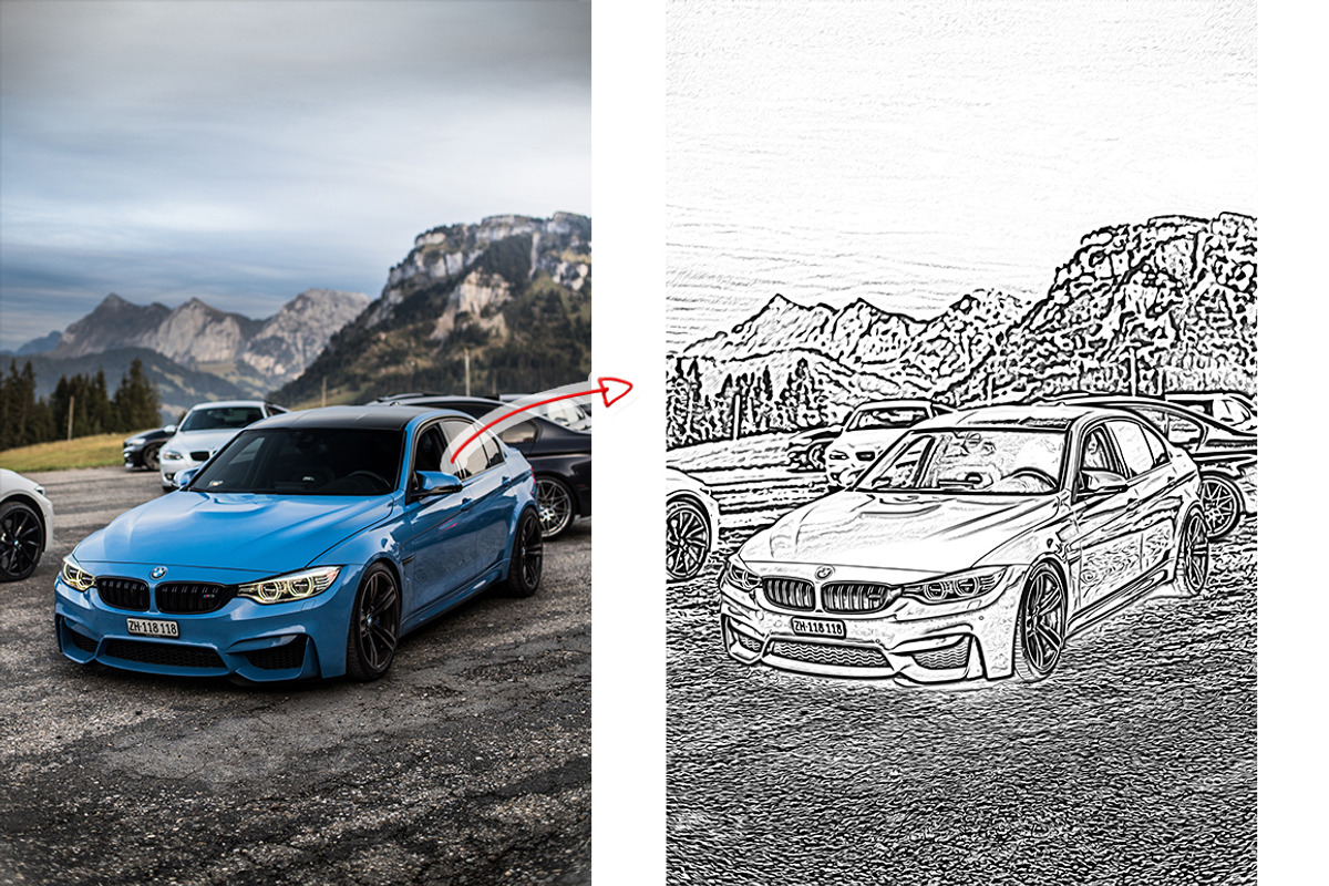 (50% off) Sketch Oil Paint Action, an Action Add-On by Linspace (Photo 10 of 10)