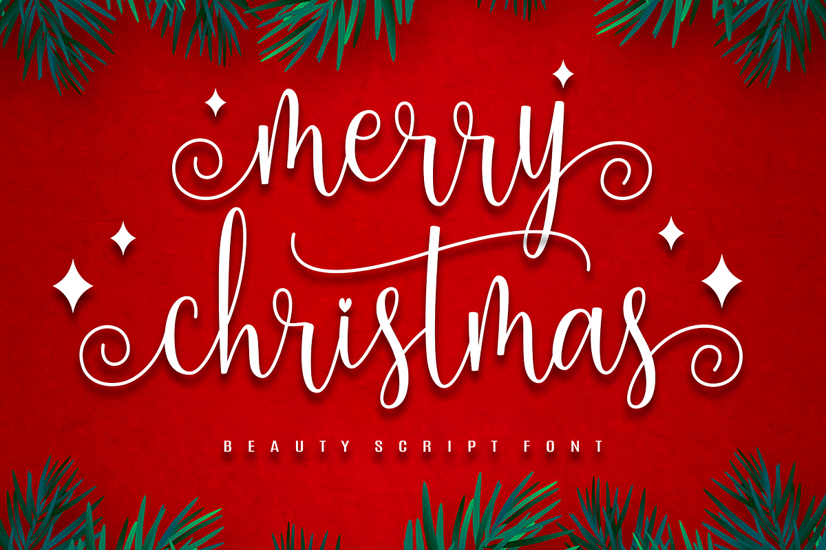 Merry Christmas, a Script Font by Artkenza (Photo 1 of 9)
