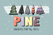 Pine OTF Dingbats Font, a Symbol Font by DREAMs Soul G. (Thumbnail 1 of 4)