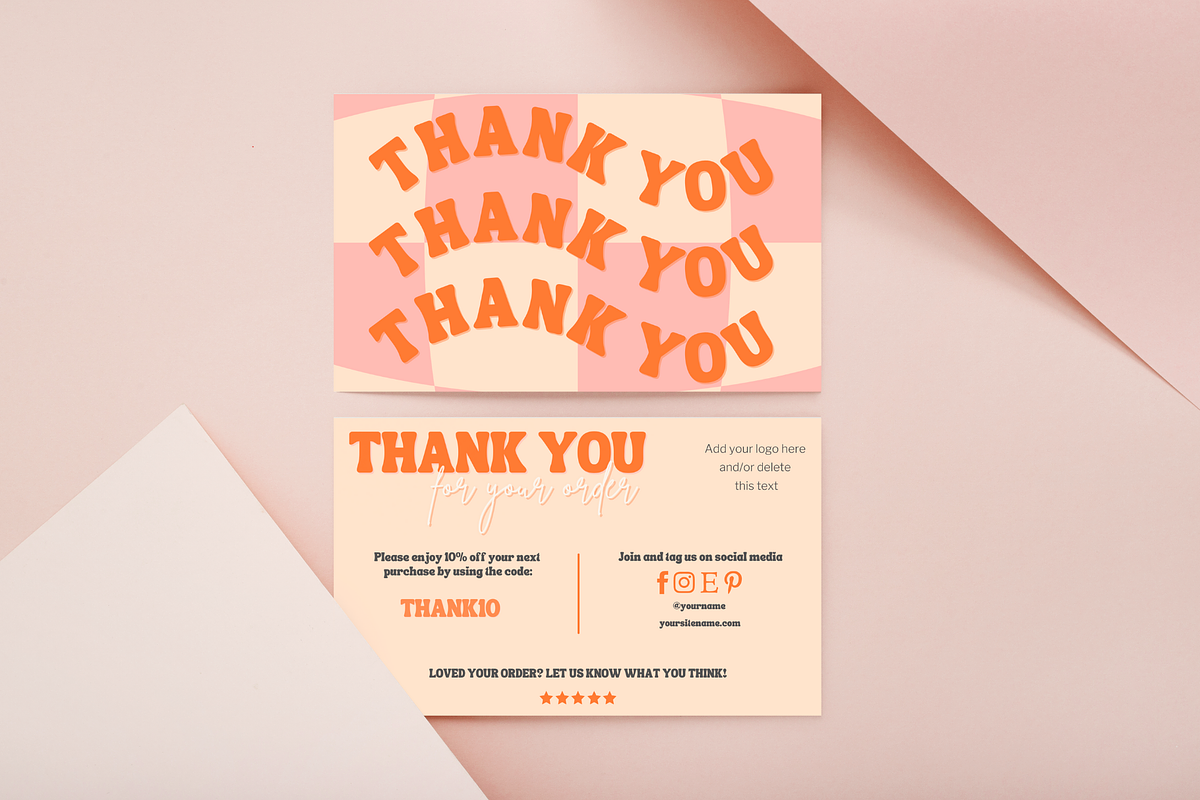 Business Thank You Card Template, a Templates & Theme by Boltik Studio (Photo 3 of 7)