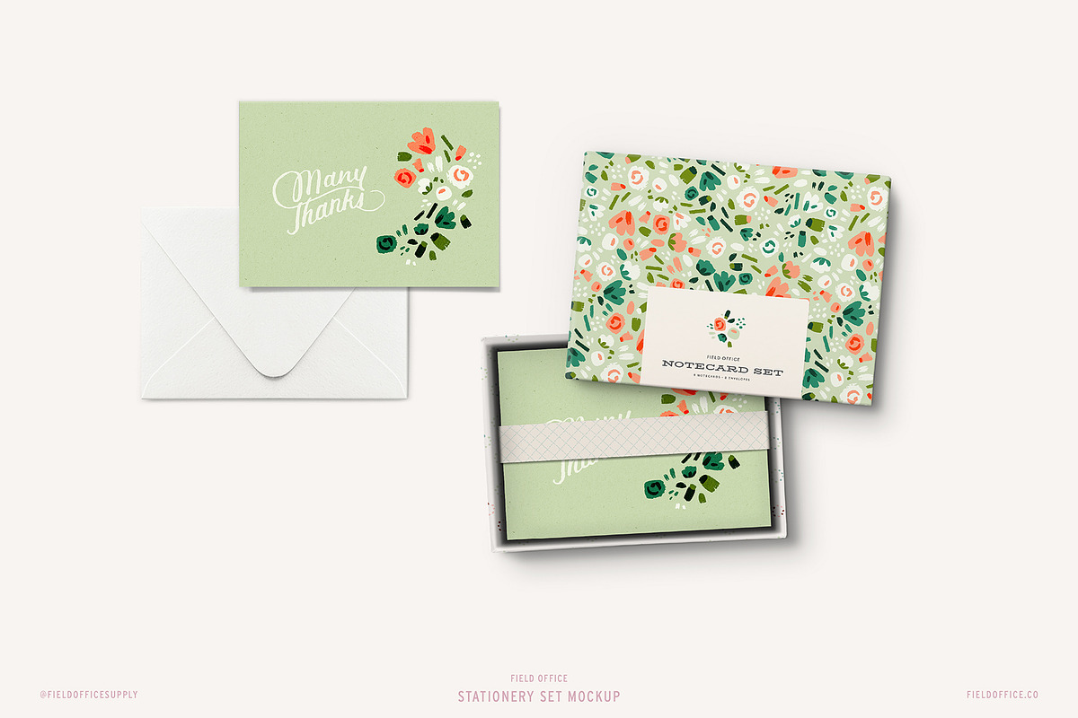 Stationery Box Mockup Scene Creator, a Pens & Pencil Mockup by Field Office (Photo 3 of 7)