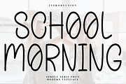 School Morning, a Sans Serif Font by InermediaSTUDIO (Thumbnail 8 of 8)