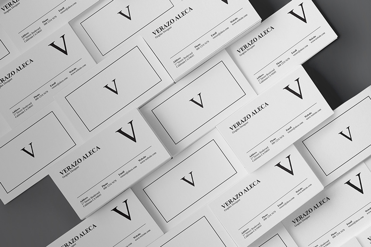 Clean & Modern Business Card, a Business Card Template by Verazo (Photo 2 of 4)