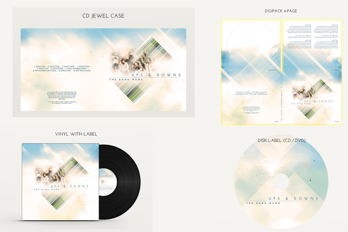 Music Artwork Mega Pack, a Poster Template by Elegrad Design Agency (Photo 3 of 3)