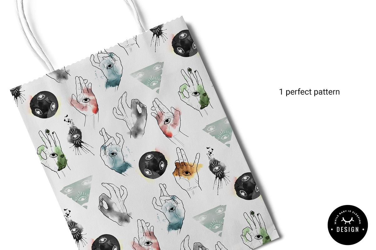Hands and Eyes Mystic Collection, an Illustration by WBS Design (Photo 5 of 5)