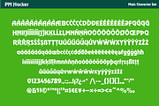 PM Hacker Sci-Fi & Fantasy Font, a Sans Serif Font by Paper Moon Graphic Supply (Thumbnail 4 of 5)