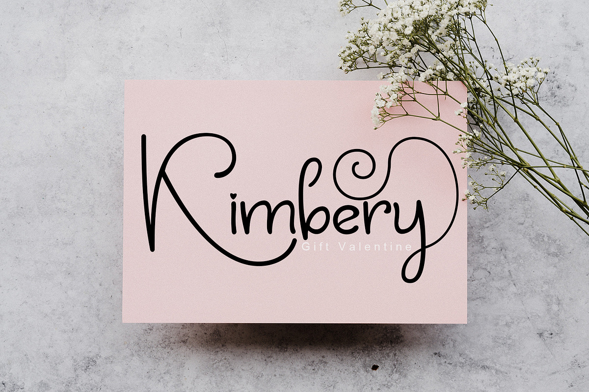 Vanie Karabinya Love, a Script Font by Bramcreative (Photo 9 of 10)