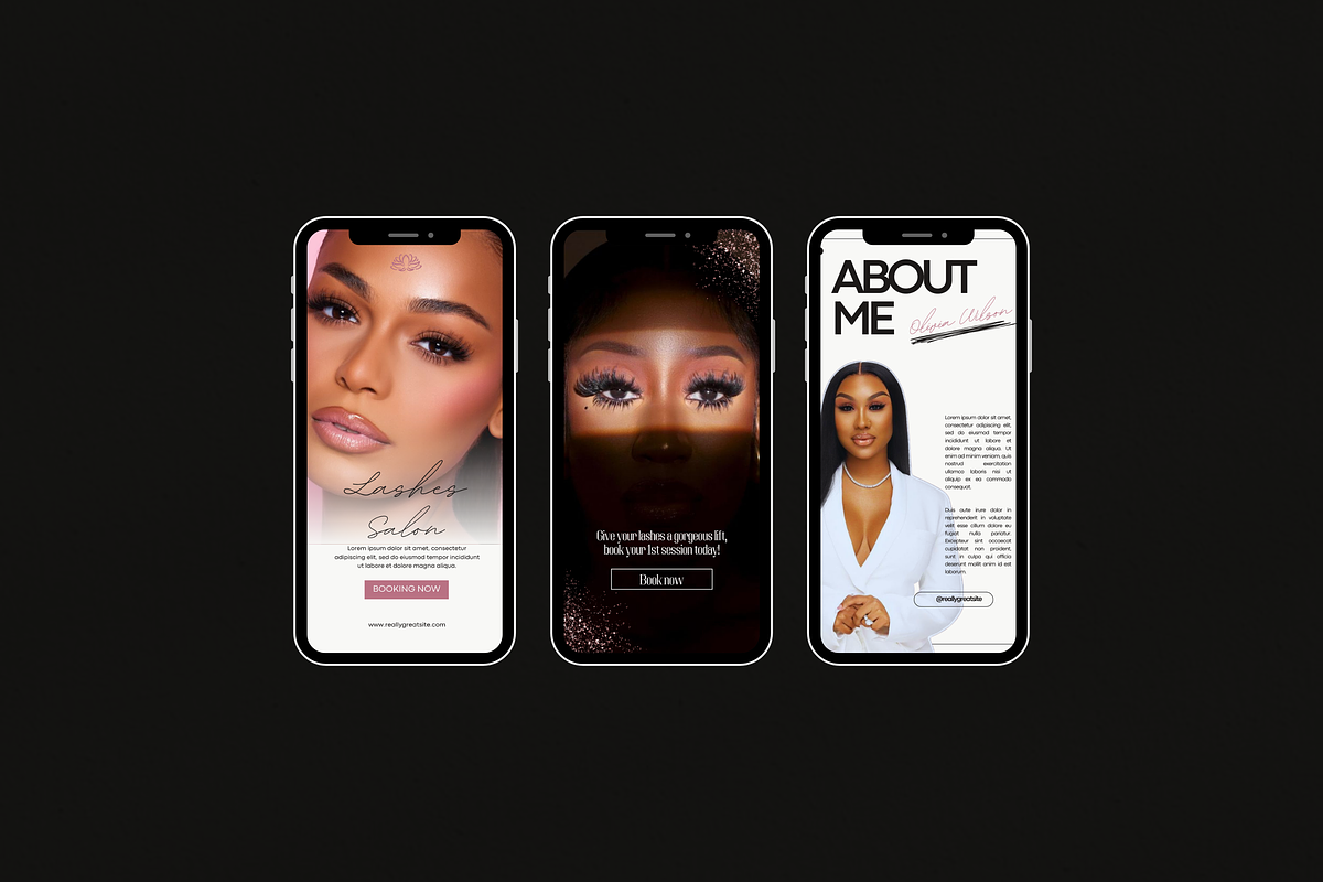 Lash Technician Instagram Template, a Social Media Template by My Template Studio (Photo 11 of 21)