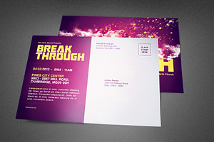 Break Through Church Postcard