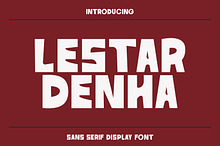 Lestar Denha Sans Serif Display Font