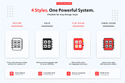 Corporate Management Icons, an Outline Icon by vexper (Thumbnail 6 of 7)