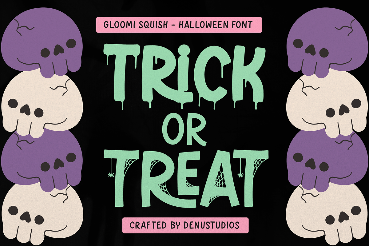 Gloomi Squish | New Halloween Font, a Handwritten Font by Denustudios (Photo 6 of 12)