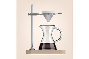 Glass Pour-over Coffee Maker