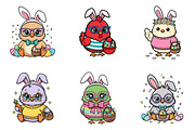100 Kawaii Easter Chicks Transparent, an Object Graphic by XPERTDESIGNER (Thumbnail 17 of 18)