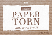 Paper Torn Vol.1 (PSD+PNG), a Texture Graphic by Hederae Type Foundry (Thumbnail 1 of 5)