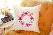 Pink Summer Meadow Clipart, an Illustration by Sublimation Artist (Thumbnail 6 of 6)