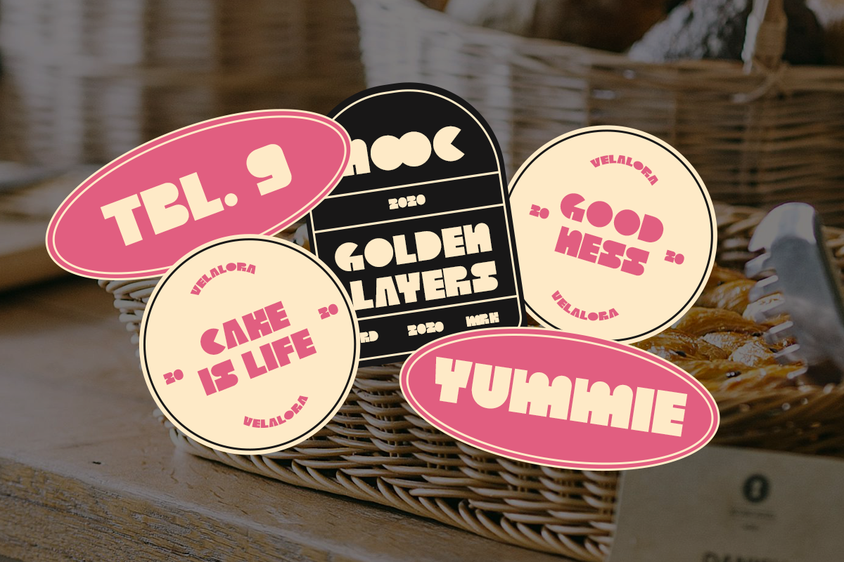Gimro - Bold Geometric Cafe Font, a Sans Serif Font by Pandeka Studio (Photo 6 of 9)