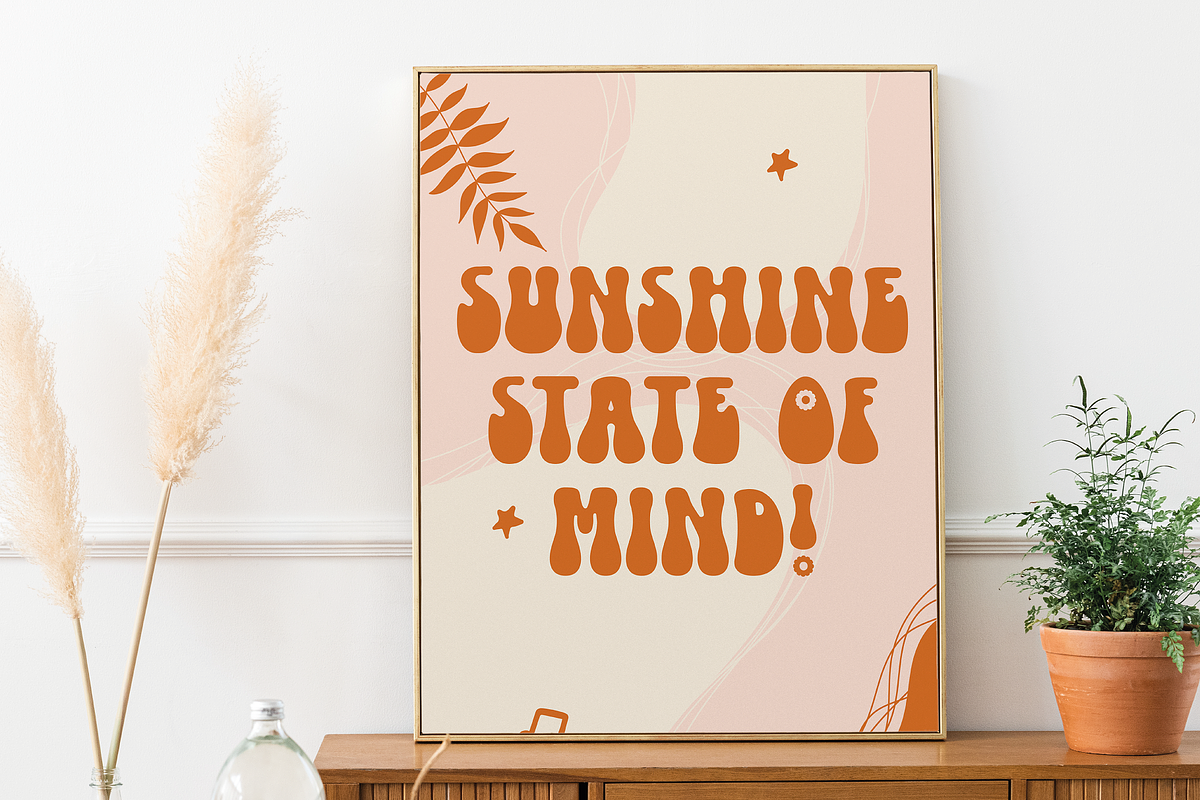 Boho Melody - Groovy Typeface, a Sans Serif Font by HipFonts (Photo 8 of 10)