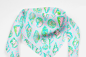 Preppy Seamless Seashell Pattern