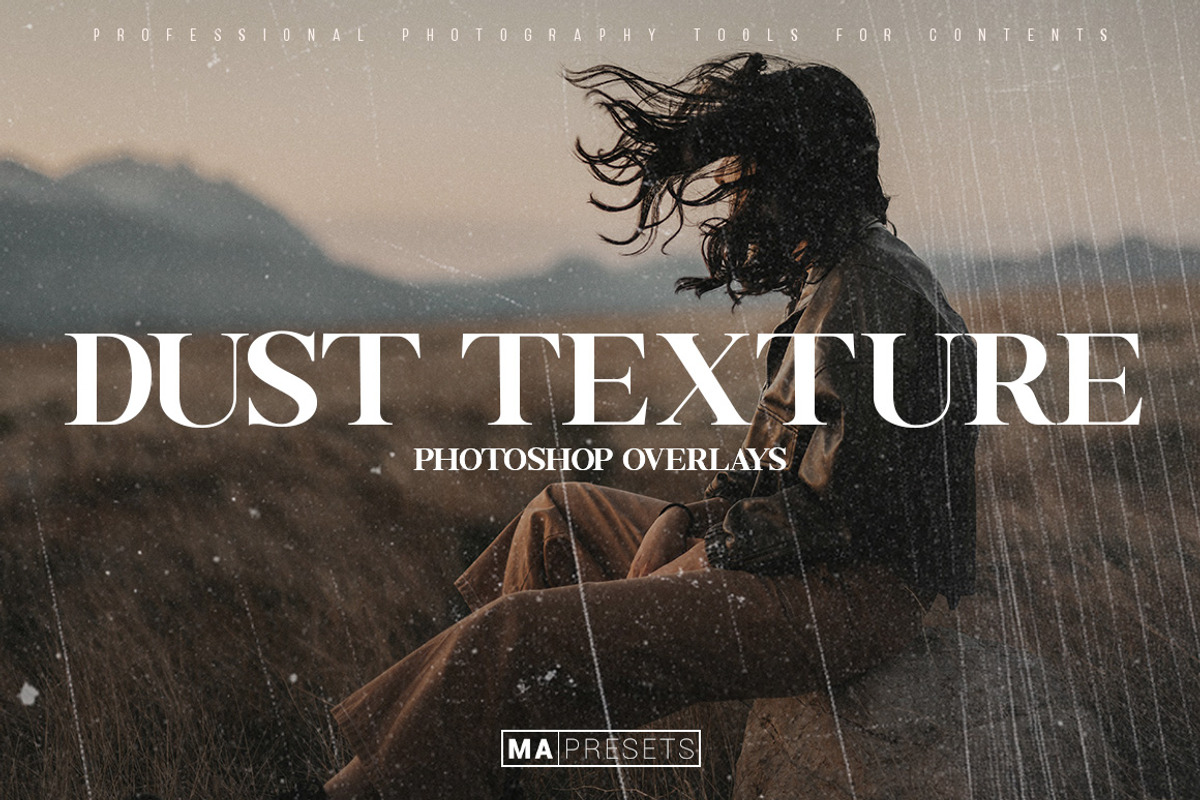 100 DUST TEXTURE OVERLAYS, a Texture Graphic by MaPresets (Photo 1 of 16)
