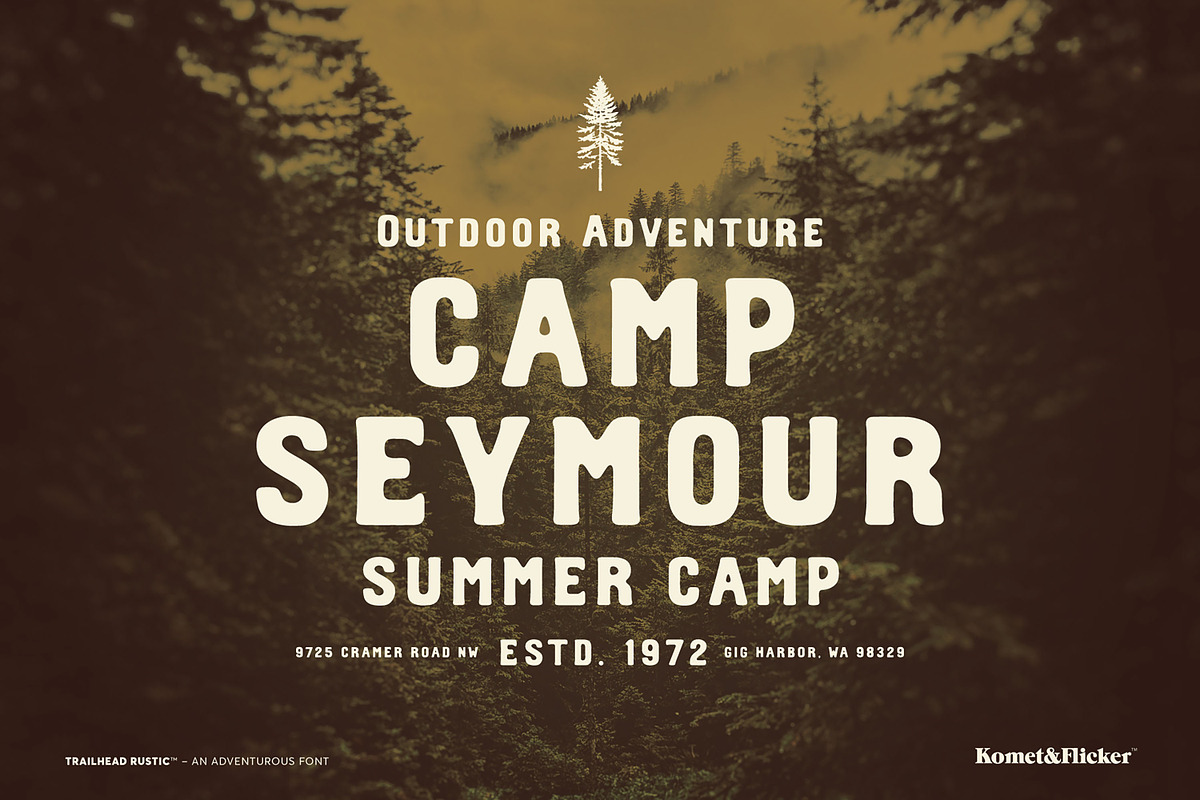 The Vintage Rustic Three Font Bundle, a Serif Font by Komet & Flicker (Photo 15 of 16)