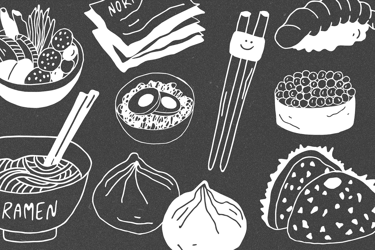Japanese Food: 110 Illustrations, a Food Illustration by Veyla (Photo 5 of 17)