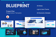 Project Plan PowerPoint Template, a Presentation Template by New Coral Design (Thumbnail 1 of 6)