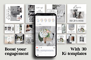 Wedding Instagram Canva Template, a Social Media Template by Snapybiz (Thumbnail 6 of 8)