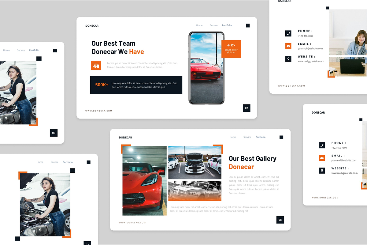 Cars Dealer Presentation PowerPoint, a Presentation Template by Annora Studio (Photo 4 of 5)