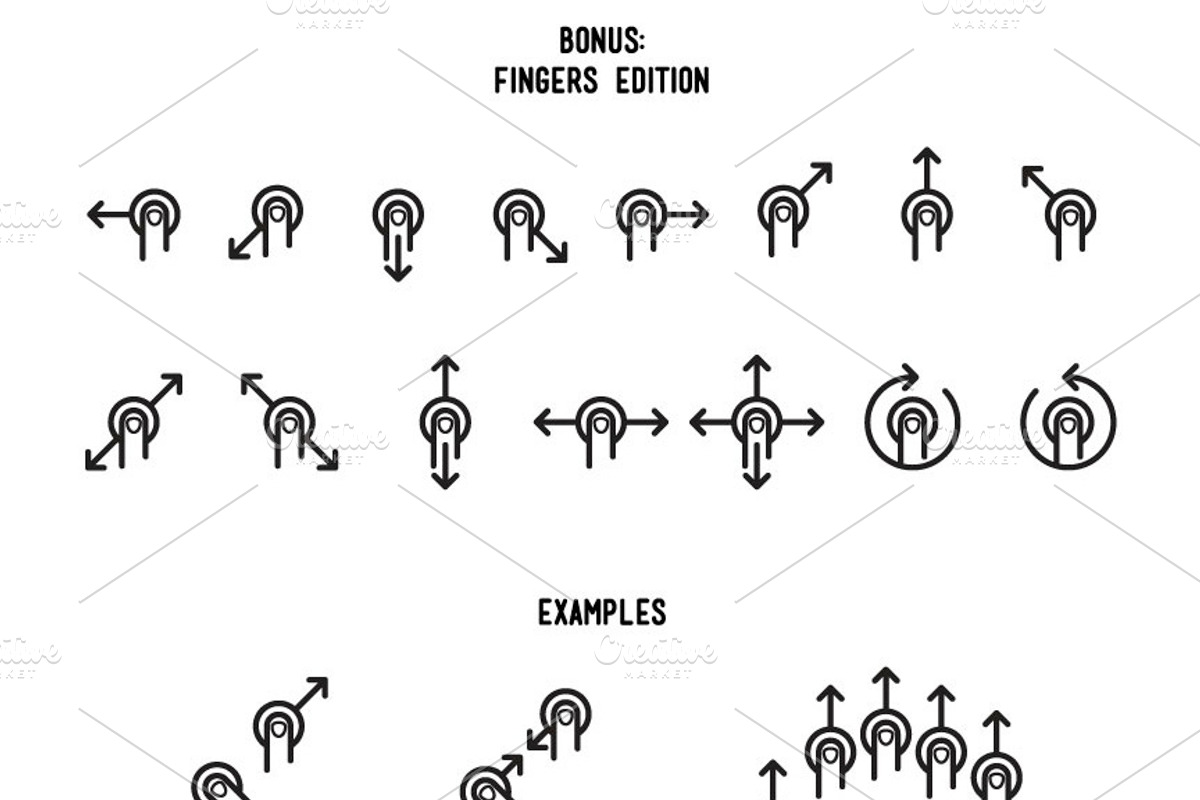 Touch Gesture Icons, an Icon by Glimy (Photo 5 of 5)