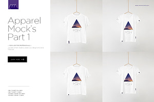 Men & Woman T-shirts Mock-up