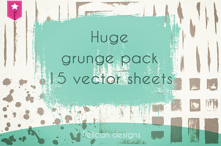 super grunge vector pack