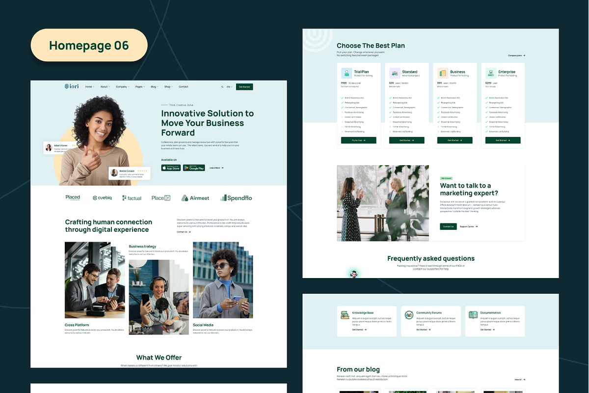 iori - Startup SaaS NextJS Template, a React Template by AliThemes (Photo 7 of 13)
