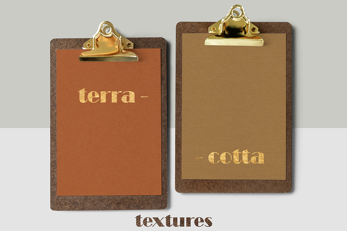 Terracotta Fine Art Paper Set, a Texture Graphic by Liquid Amethyst Art (Photo 8 of 9)
