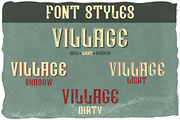 Village font + 10 bonus designs, a Font by Heather_insane (Thumbnail 4 of 9)