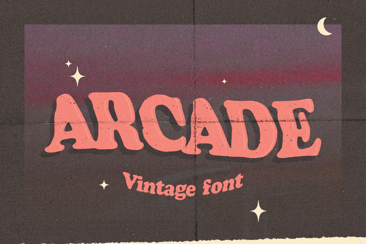ARCADE Font, a Font by Cameron Humphries (Photo 1 of 10)