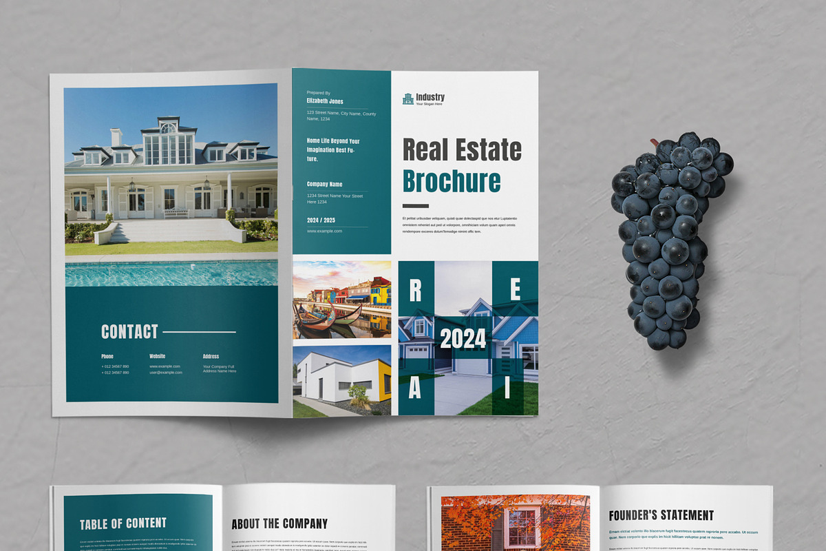 Real Estate Brochure Template, a Brochure Template by ContestDesign (Photo 2 of 4)