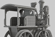 Toy train, a Cars & Vehicle 3D Model by happy brush (Thumbnail 3 of 5)