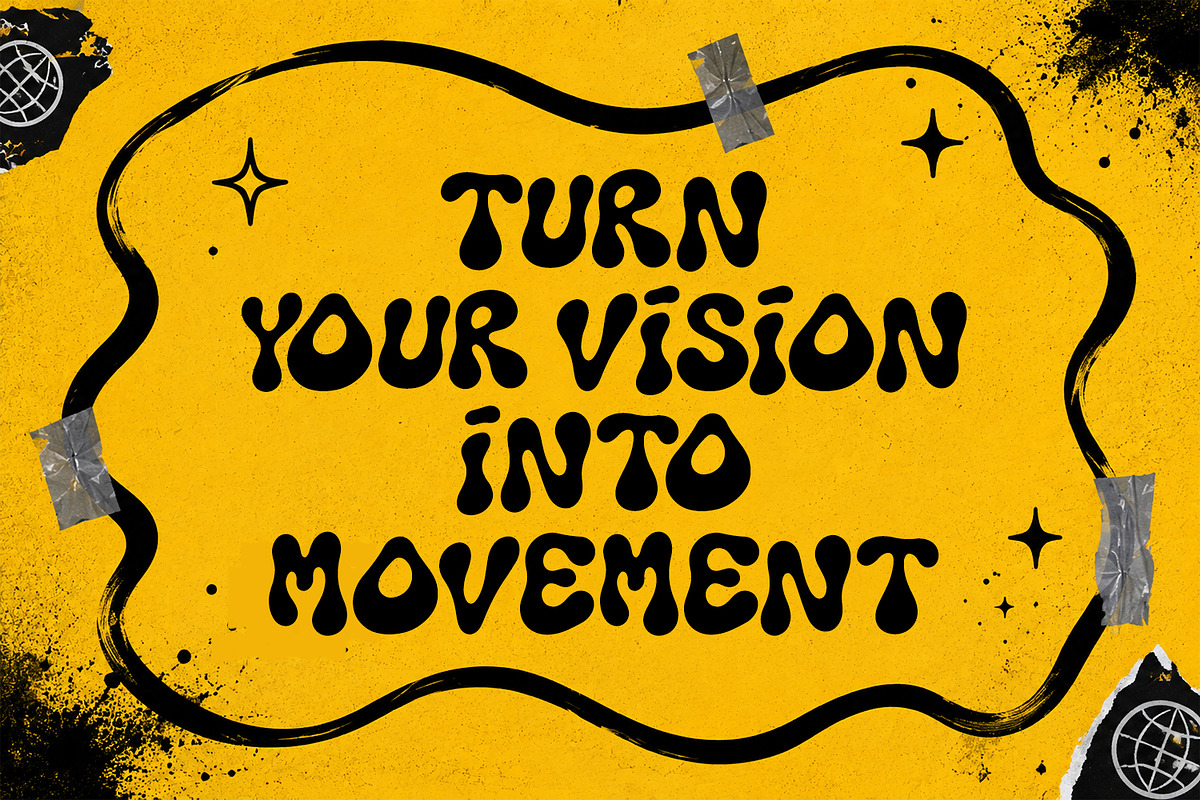 Grat Slovic – Groovy Streetwear Font, a Handwritten Font by Black Junst (Photo 4 of 7)
