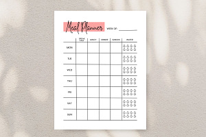 Meal Planner Printable Template