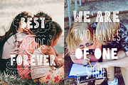 Friends Forever - Childrens font duo, a Script Font by JuliyArt (Thumbnail 2 of 13)