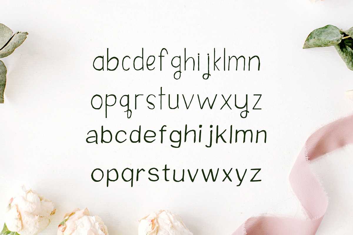 Damean Handmade Duo Font preview 3