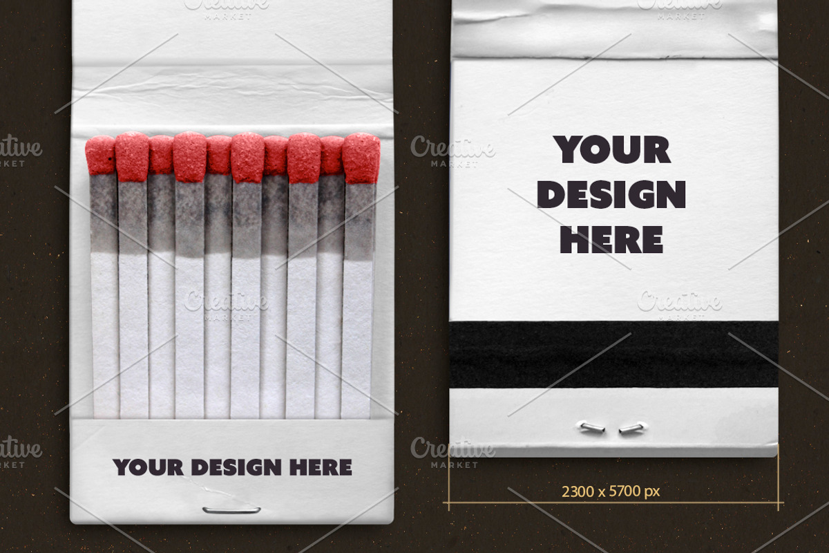 Vintage matchbox mockup, a Packaging Mockup by MixedArt (Photo 4 of 5)