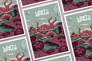 Hand Drawn Lost in Space Flyer, a Flyer Template by ashenterprise (Thumbnail 2 of 2)
