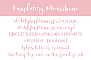 Raspberry Moonshine, a Script Font by Brittney Murphy Design (Thumbnail 3 of 4)