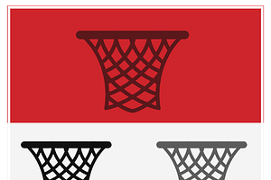 Stylish Basketball Hoop Graphic, a Sport Illustration by CarWrap design